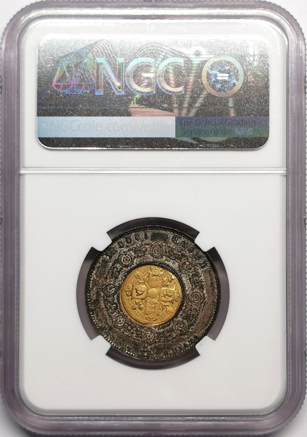 凡希社世界钱币微拍第二百三十期 1848英国维多利亚双金属新样克朗NGC-MS61