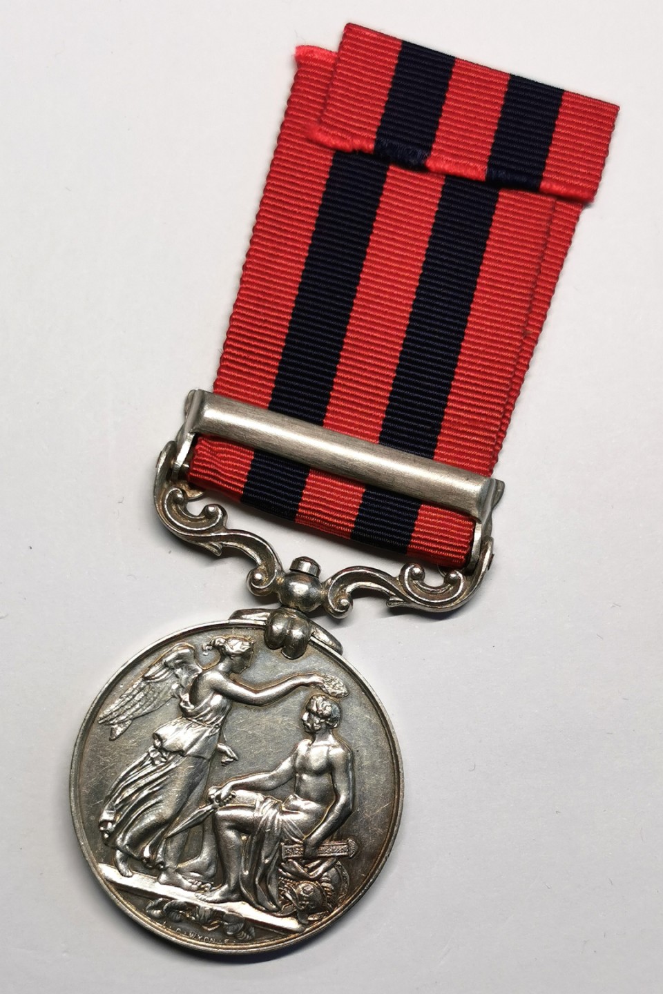 凡希社世界钱币微拍第二百三十期 1885英国第三次英缅战争银质勋章极美品