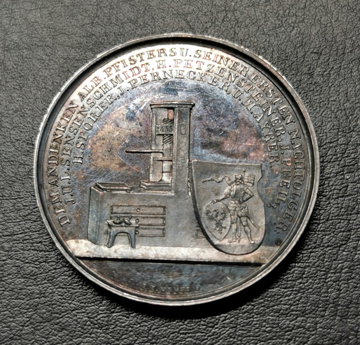 凡希社世界钱币微拍第二百三十期 1840班贝格景观银章