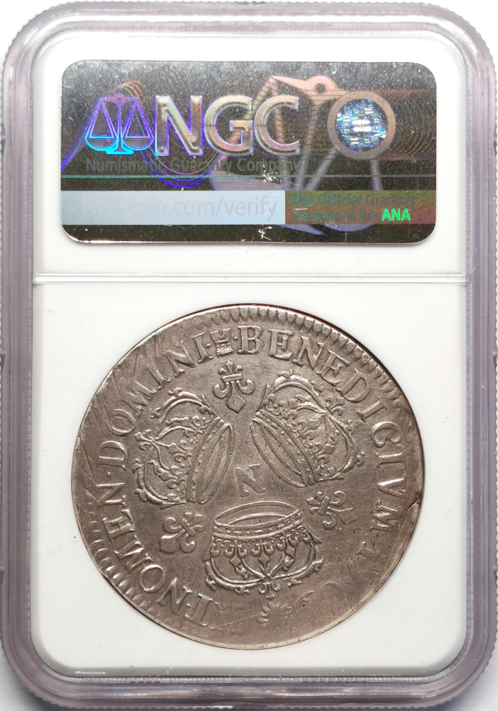 凡希社世界钱币微拍第二百三十期 1709法国太阳王路易十四埃居大银NGC-XFD