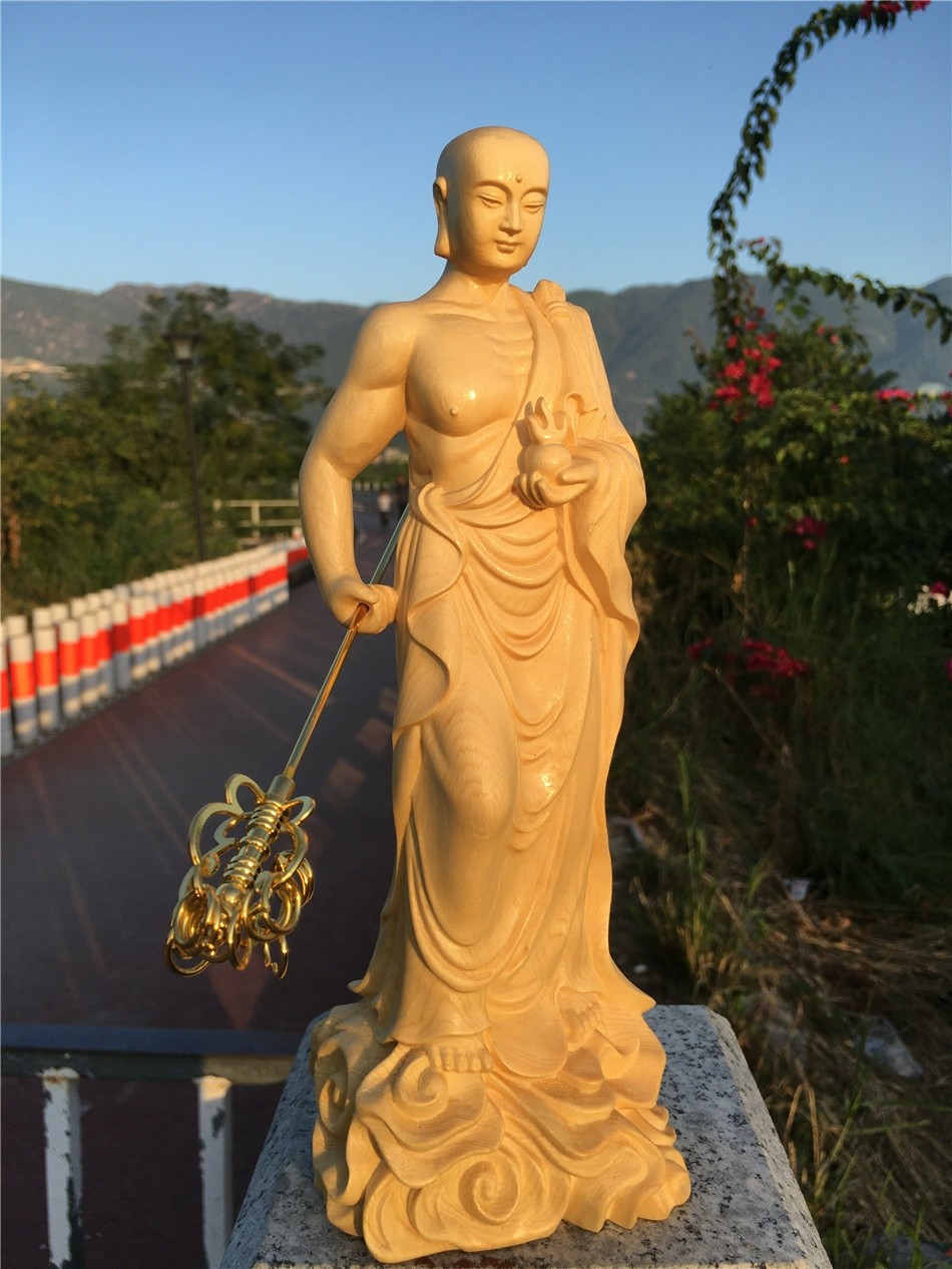 黄杨木雕地藏王菩萨像悟空老子精雕摆件家居客厅装饰品文玩工艺品 黄杨木雕地藏王菩萨像悟空老子精雕摆件家居客厅装饰品文玩工艺品