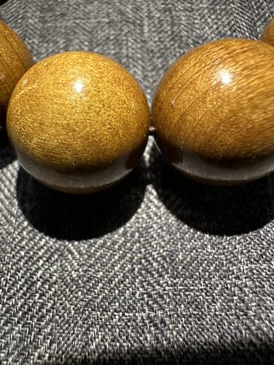 手串木器杂件｜精选拍卖专场 金丝楠木｜佛珠念珠手串｜20mm