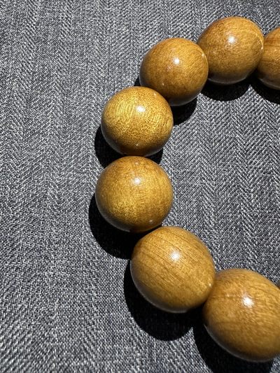 手串木器杂件｜精选拍卖专场 金丝楠木｜佛珠念珠手串｜20mm