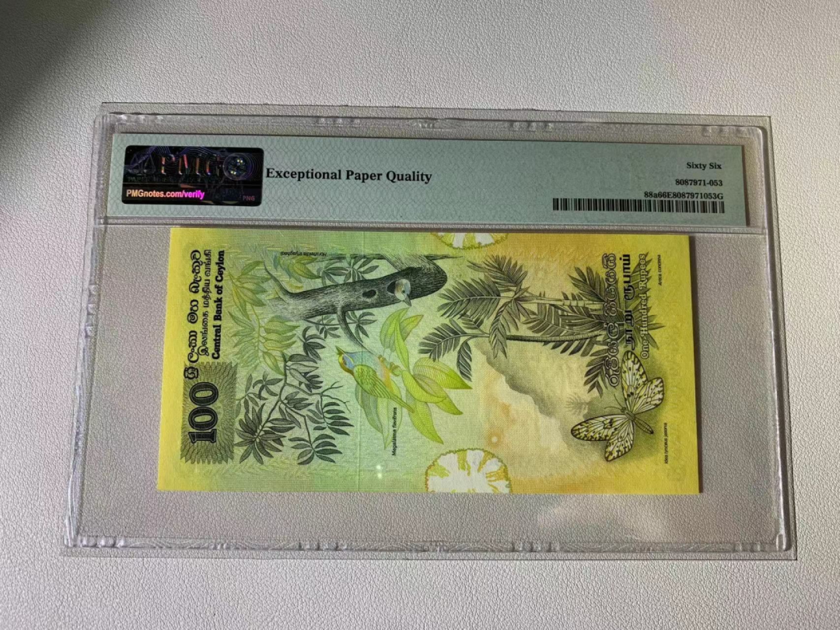 【Blue Auction】✨世界纸币精拍第300期盛典🔥🔥🔥 【无47】斯里兰卡 1979年100卢比 大金鸟 PMG66EPQ 