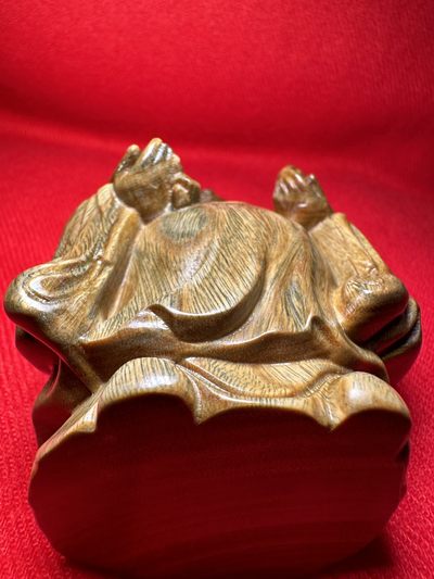 手串木器杂件｜拍卖专场 绿檀木｜精雕精工“福禄寿之福”手把件｜陈设摆件