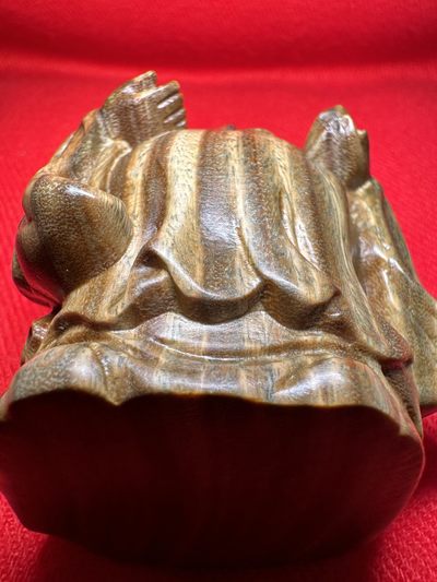 手串木器杂件｜拍卖专场 绿檀木｜精雕精工“福禄寿之禄”手把件｜陈设摆件