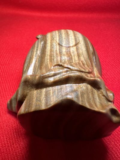 手串木器杂件｜拍卖专场 绿檀木｜精雕精工“福禄寿之禄”手把件｜陈设摆件