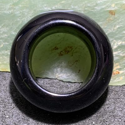 精品天眼药师玛瑙扳指一个！ - 精品天眼药师玛瑙扳指一个！