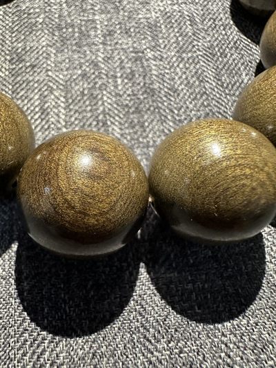 手串木器杂件｜精选拍卖专场 金丝楠木｜阴沉木｜20mm佛珠念珠手串