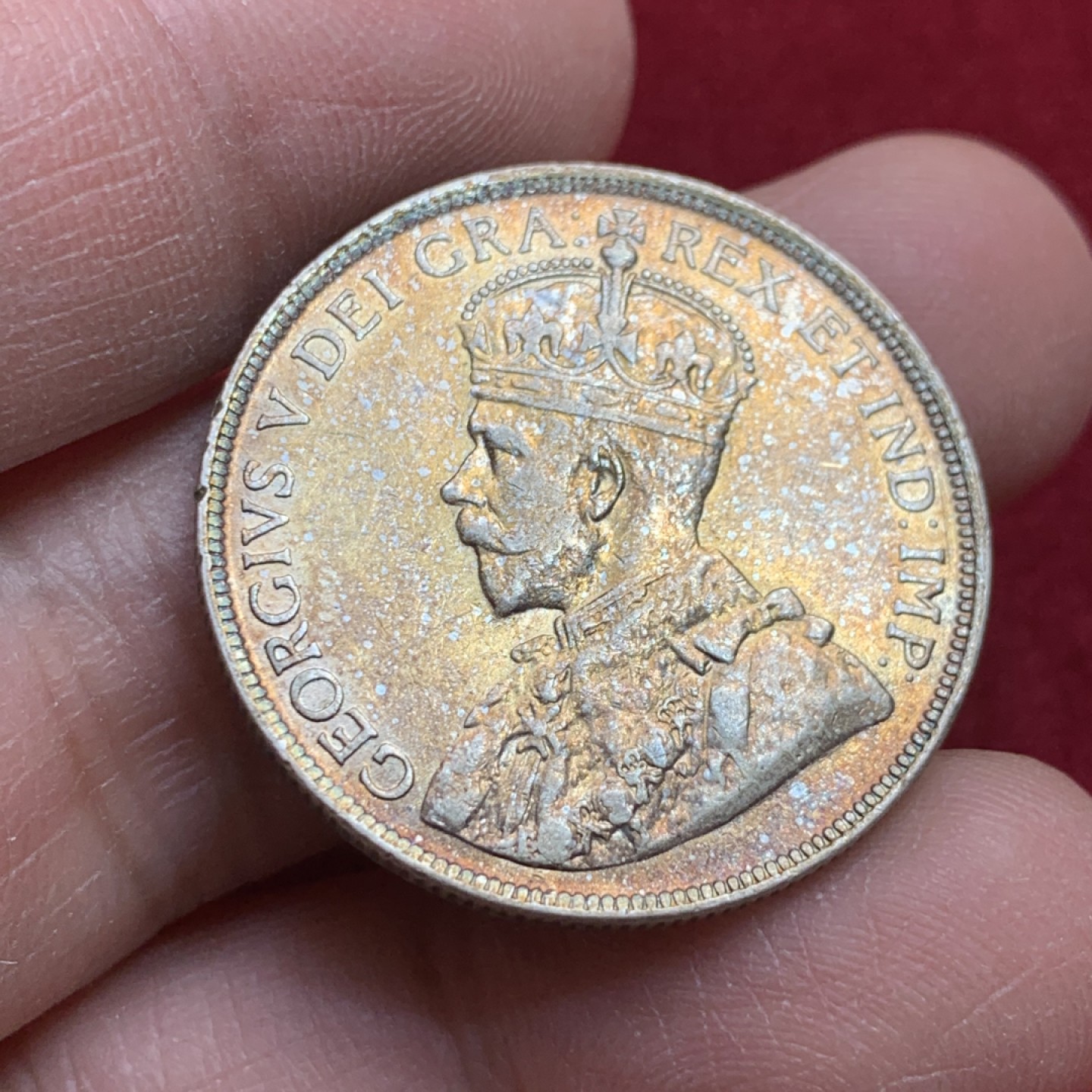 《竞宝斋》第141场-周日，周一 2场 (全场包邮) 加拿大纽芬兰 1911年 50分 银币