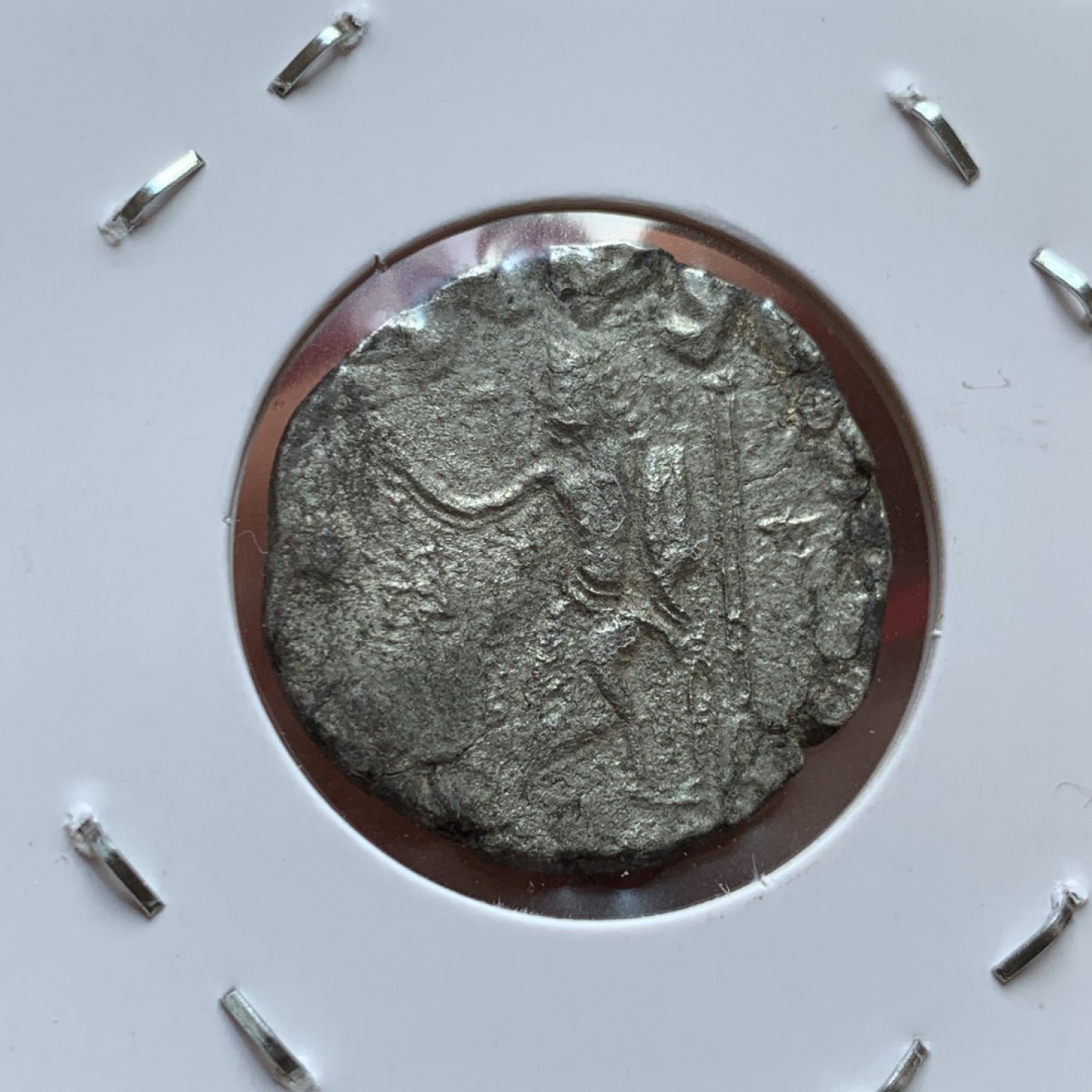 《竞宝斋》第141场-周日，周一 2场 (全场包邮) 公元1世纪左右 印度-希腊王国银币 8.09克