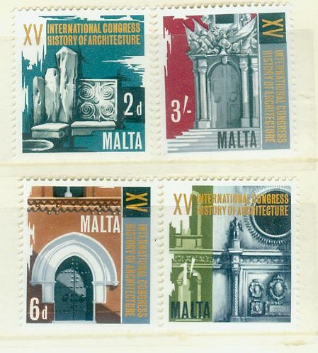 马耳他 1967年保护历史建筑大会 建筑4全新