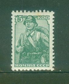 苏联 1939年 士兵 1枚新 - 苏联 1939年 士兵 1枚新