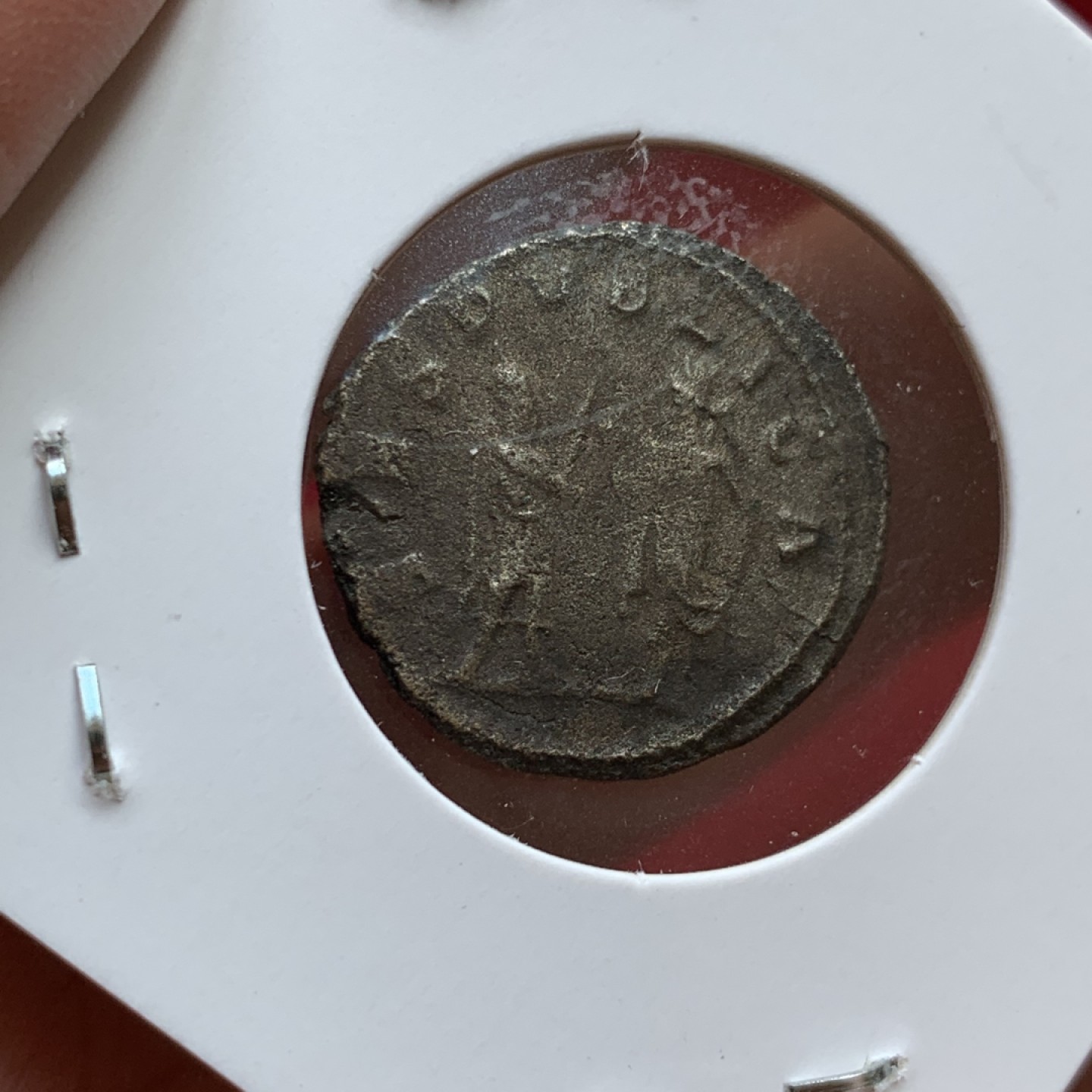 《竞宝斋》第141场-周日，周一 2场 (全场包邮) 公元260年 古罗马萨洛尼努斯银币 3.07克