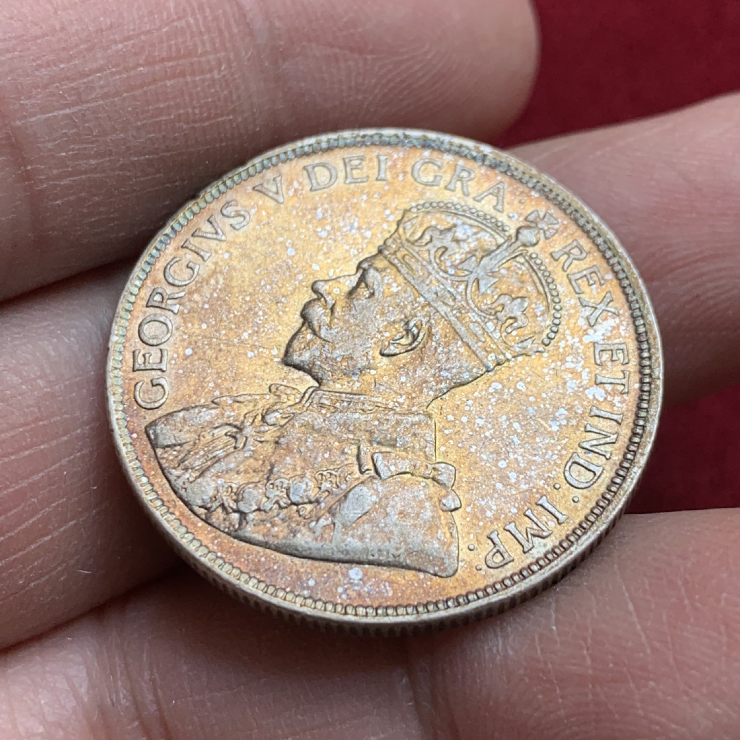 《竞宝斋》第141场-周日，周一 2场 (全场包邮) 加拿大纽芬兰 1911年 50分 银币