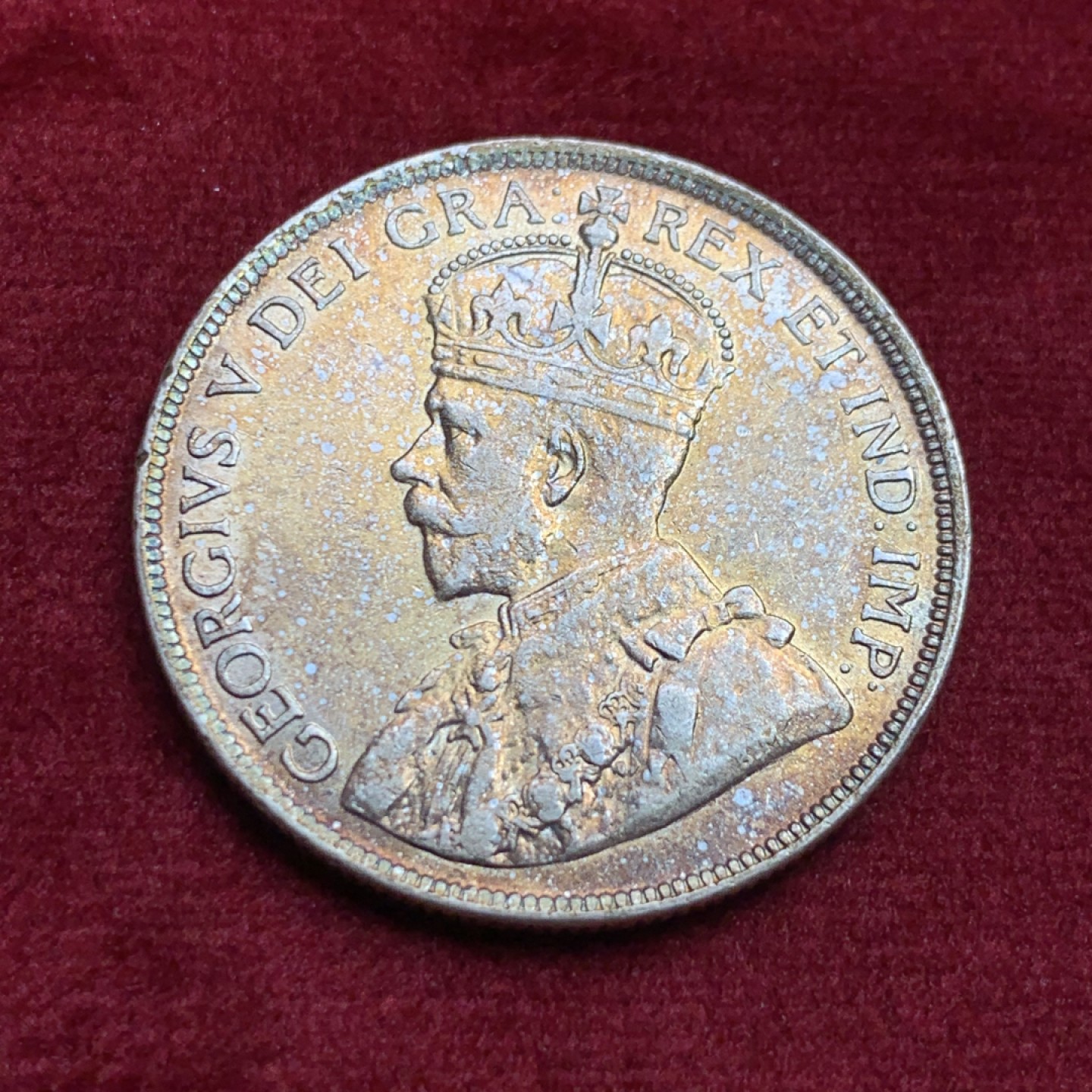 《竞宝斋》第141场-周日，周一 2场 (全场包邮) 加拿大纽芬兰 1911年 50分 银币