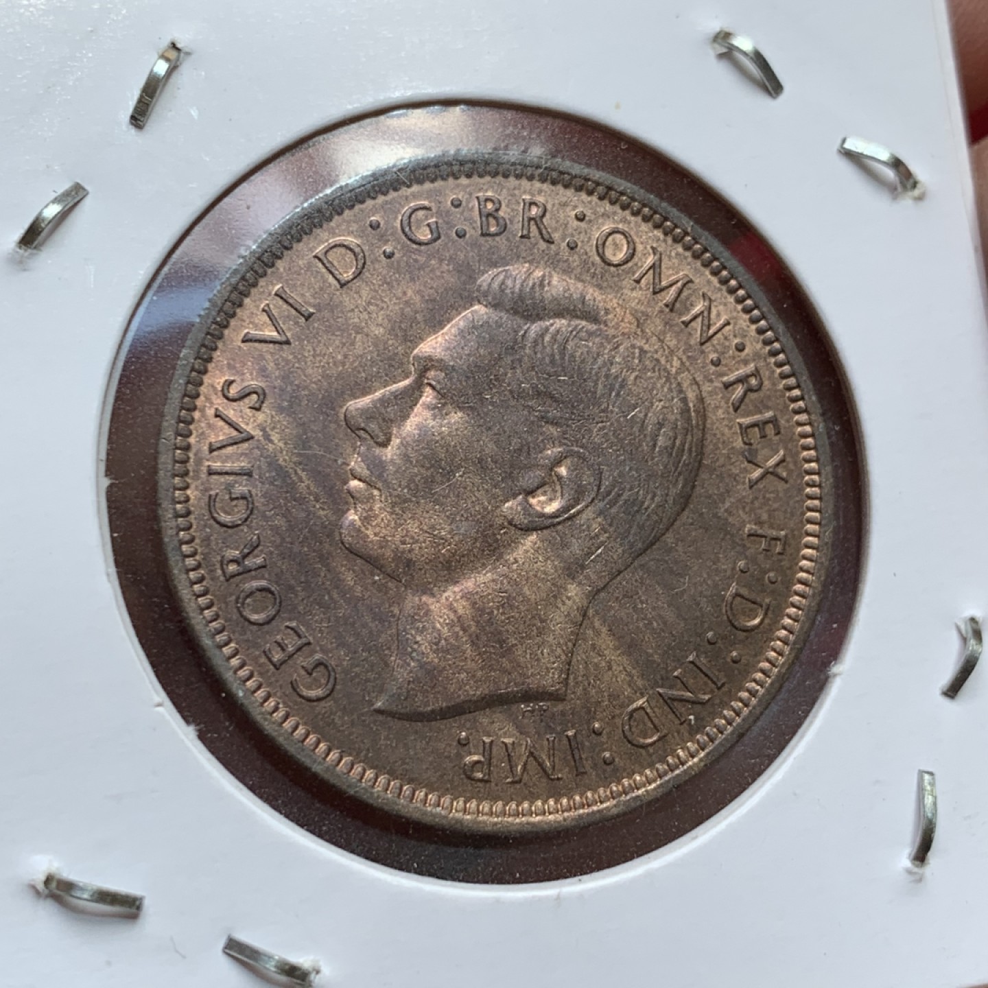 《竞宝斋》第141场-周日，周一 2场 (全场包邮) 英国 1939年 1便士 铜币 BU带原光