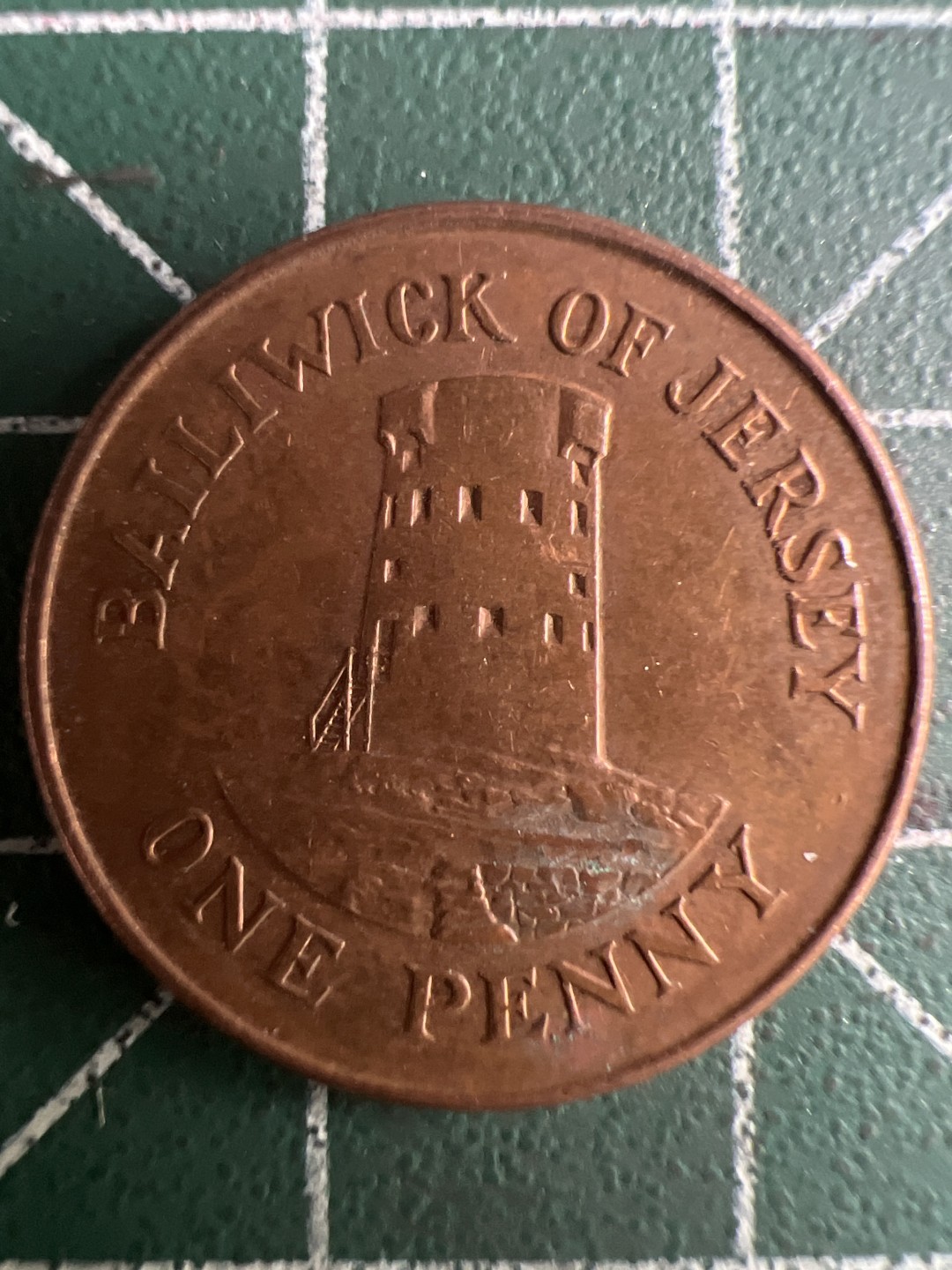 泡泡堂第245期  世界硬币 （无押金，捡漏，全场20包邮，偏远地区除外，接收代拍业务） 英属泽西岛一便士