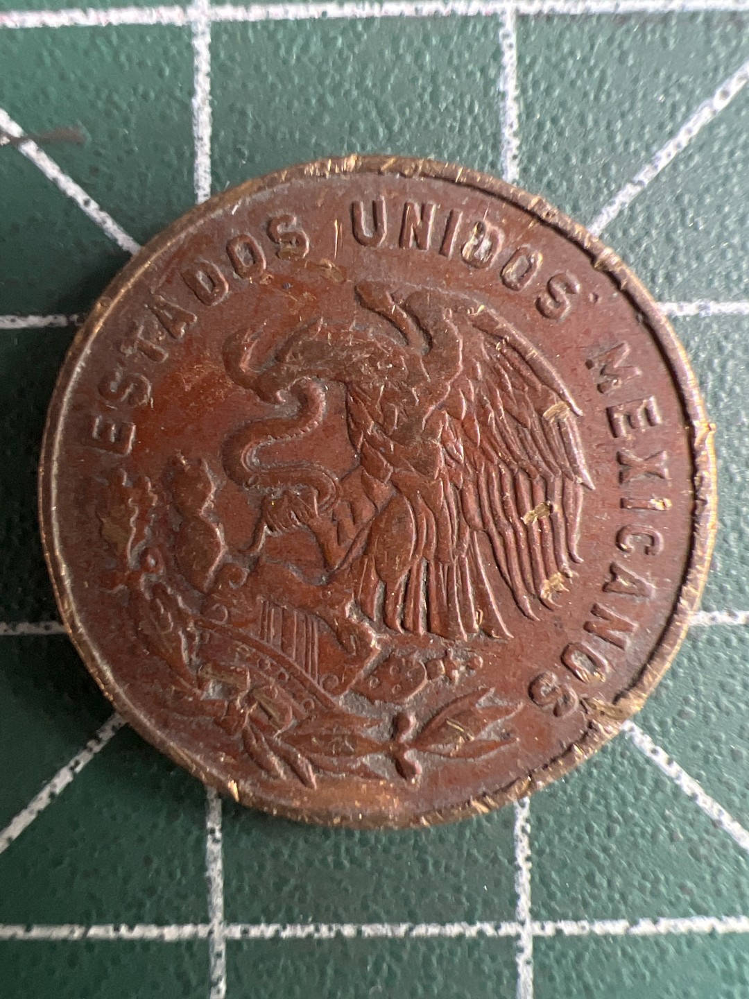 泡泡堂第313期  世界硬币 （无押金，捡漏，全场20包邮，偏远地区除外，接收代拍业务） 墨西哥五分