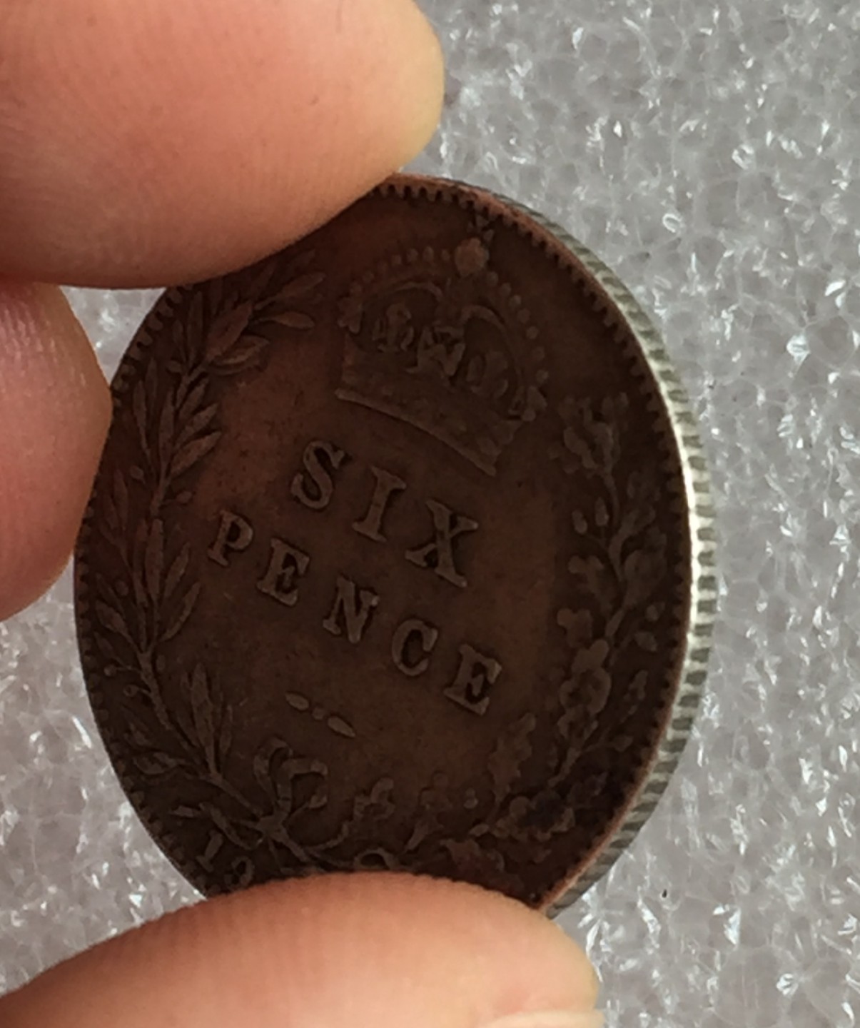 方圆集藏首期专场 9811-英国1901维多利亚披纱六便士