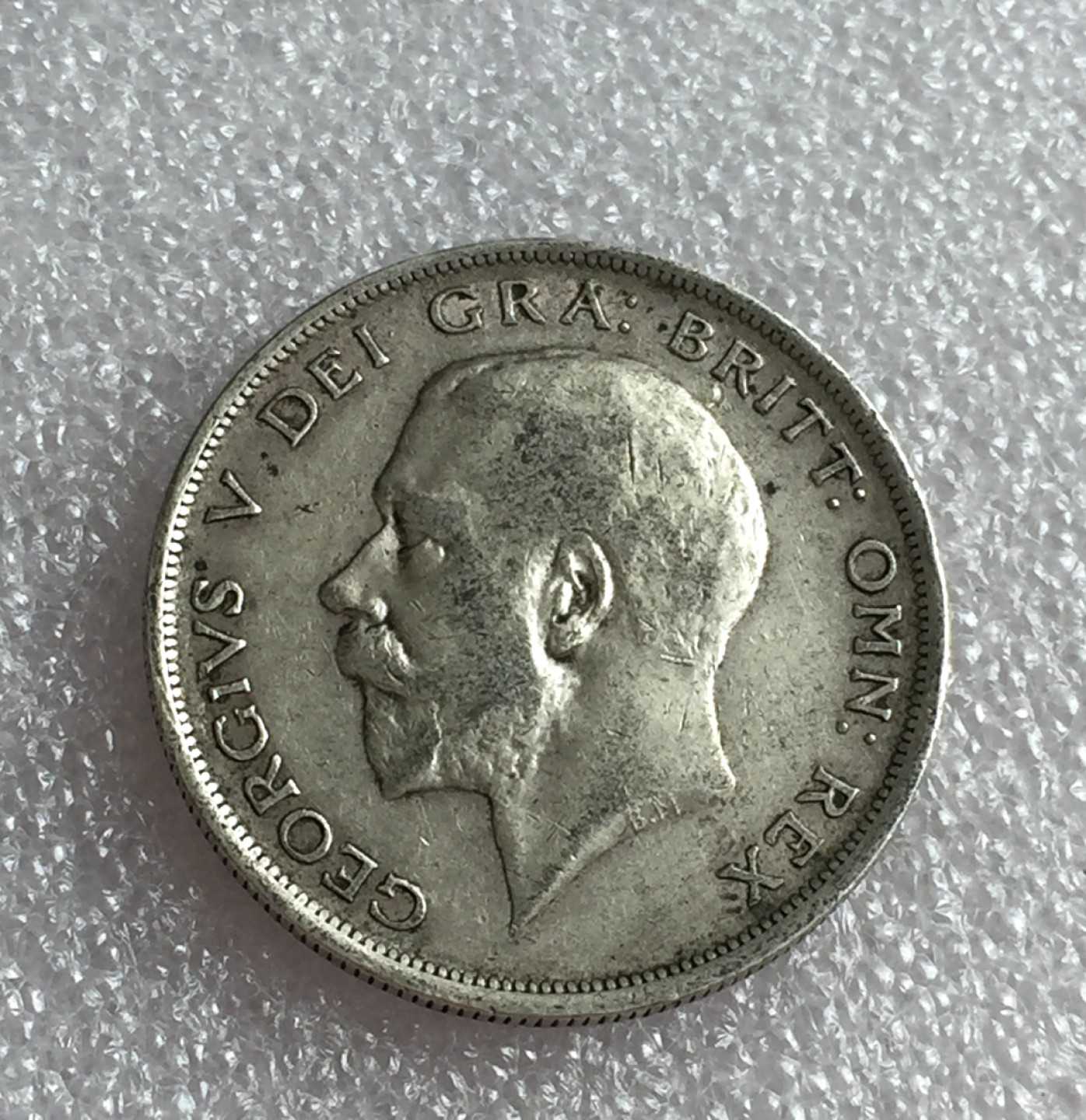 方圆集藏首期专场 9827-英国1917年乔治五世半克朗 高银版