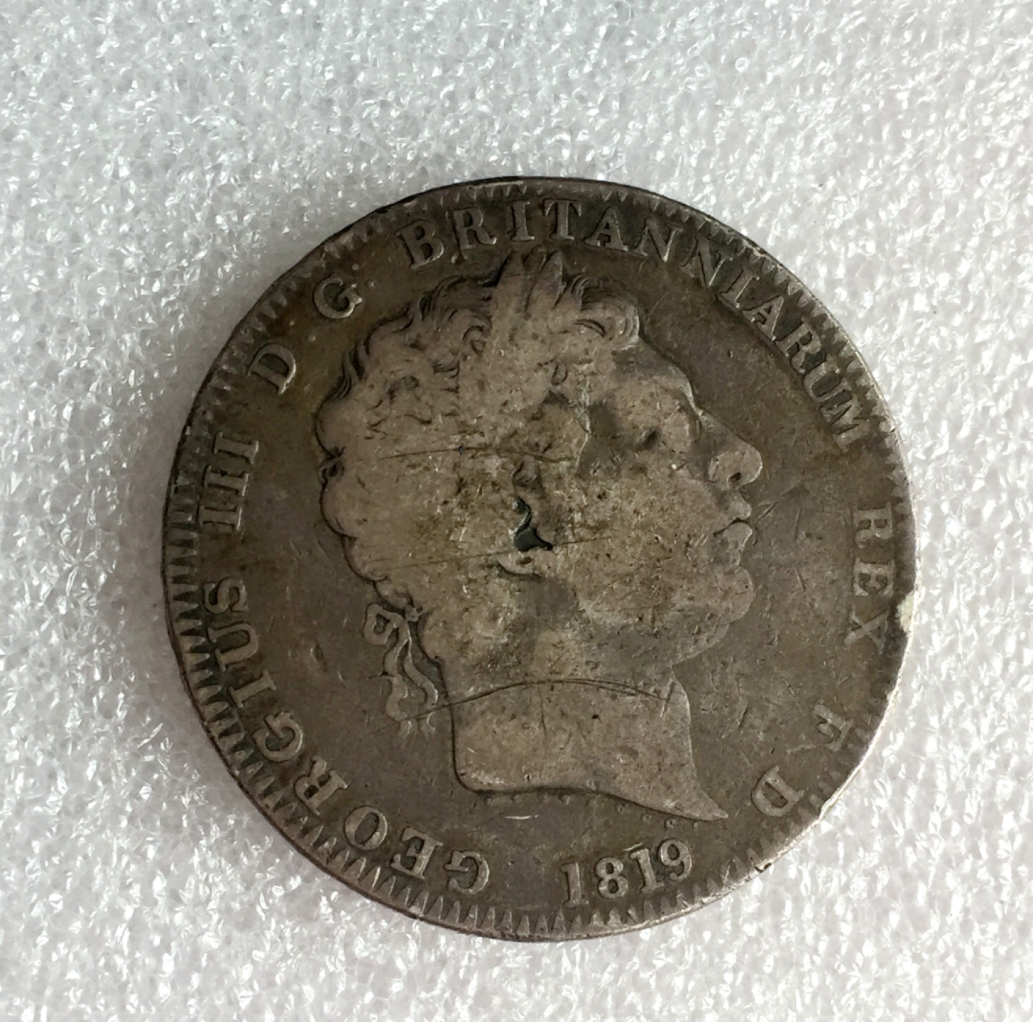 方圆集藏首期专场 9797-英国1819年乔治三世马剑银币