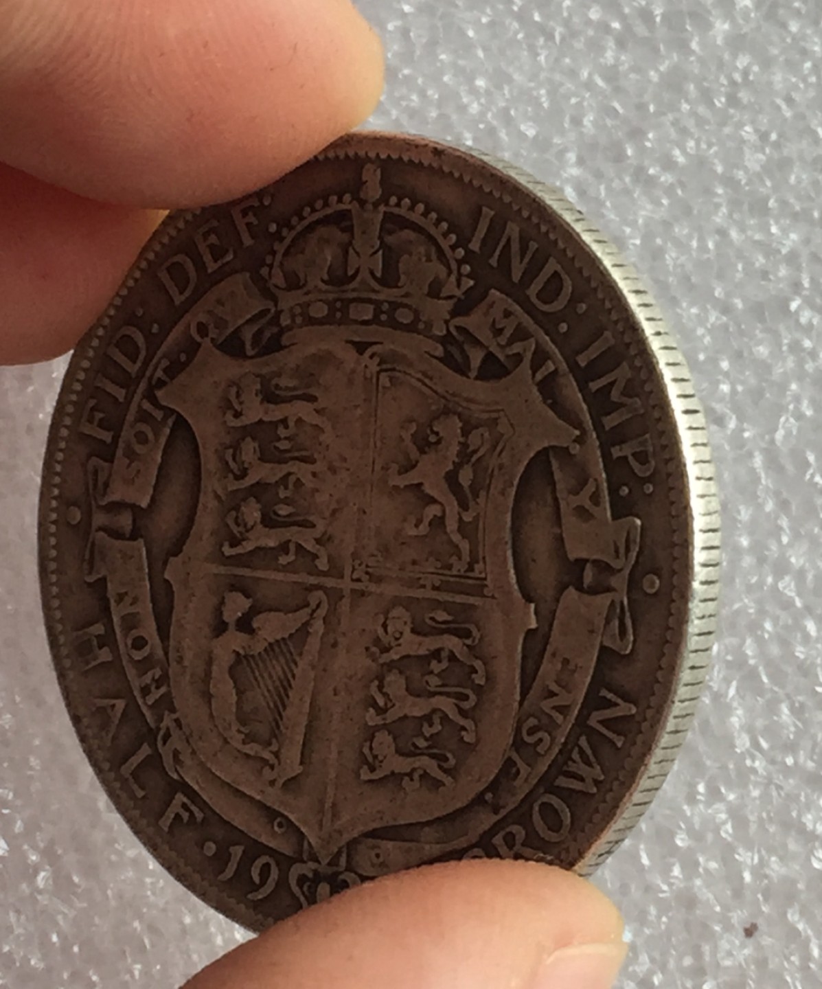 方圆集藏首期专场 9826-英国1911年乔治五世半克朗 高银版