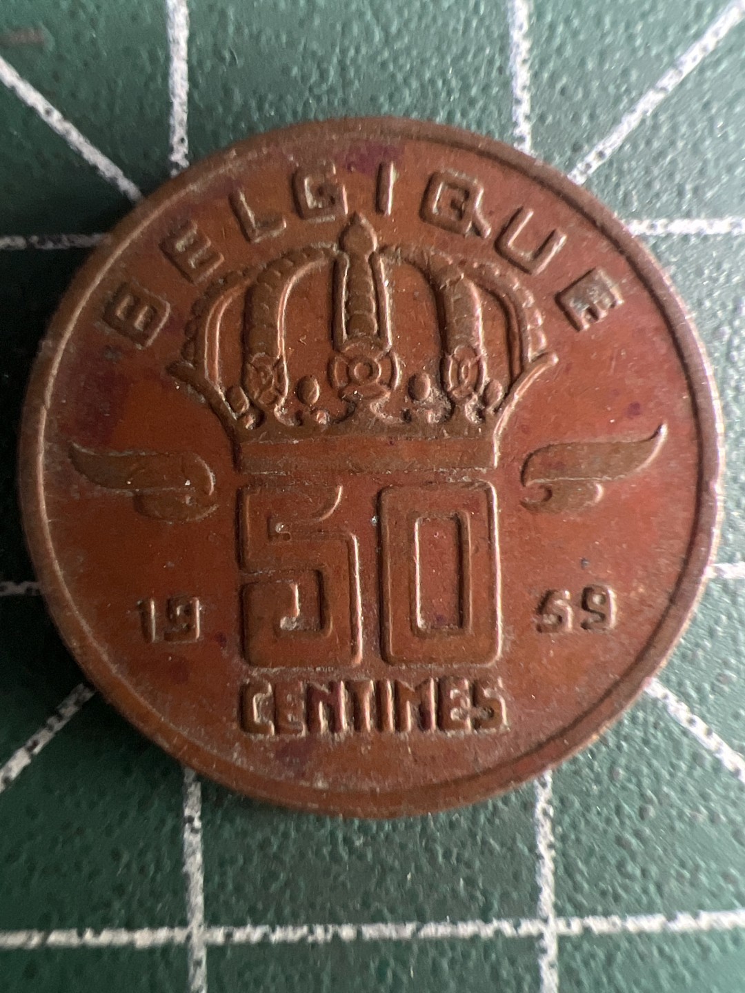 泡泡堂第313期  世界硬币 （无押金，捡漏，全场20包邮，偏远地区除外，接收代拍业务） 比利时50生丁