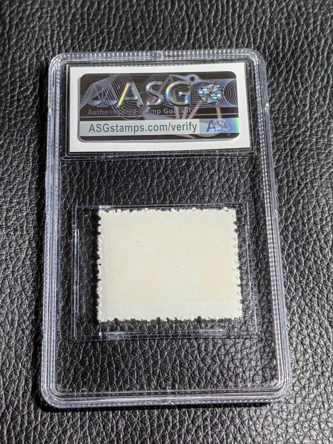 洪涛臻品批发群  精选邮票限时拍卖第二百期 普无号  ★筋票★炼钢 ASG85分OP  版撕绝中绝送评，105最严格时期出分，一手出分壳子完好无划痕，配套必备，喜欢不要错过