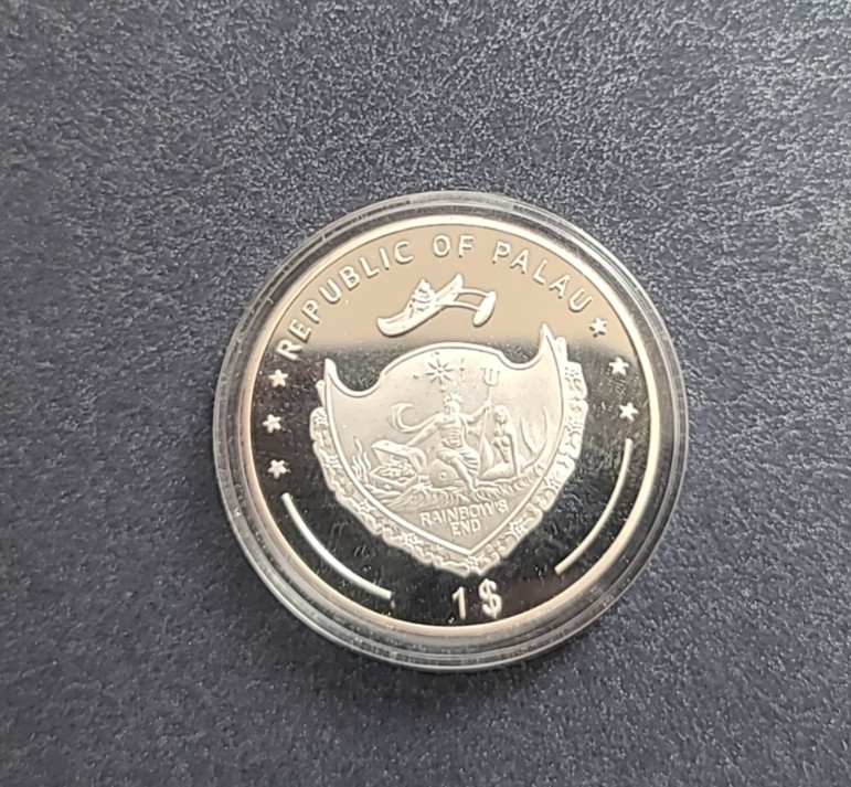 【币将精彩】世界钱币拍卖（2025-12-3） 帕劳2014年亚太搏击冠军刘文擘镀银纪念币