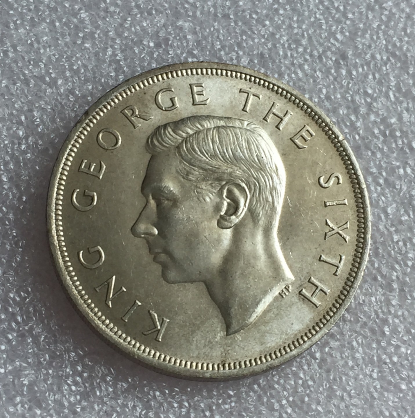 方圆集藏首期专场 9835-新西兰1949年乔治六世1克朗银币