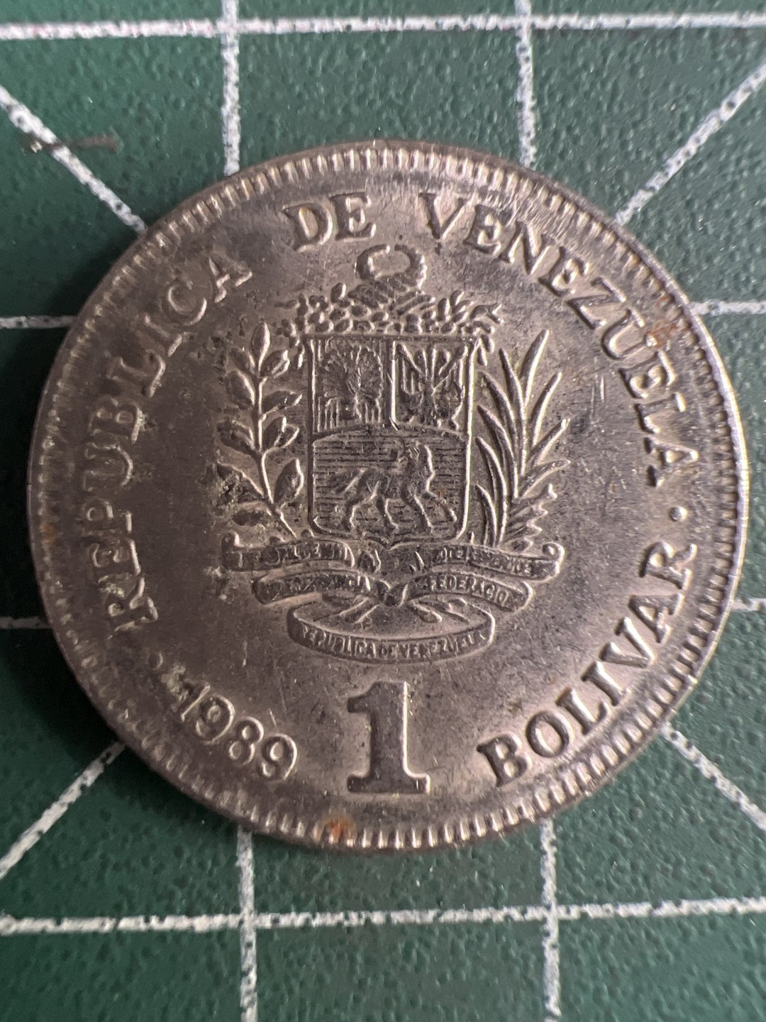 泡泡堂第244期  世界硬币 （无押金，无佣金，捡漏，全场20包邮，偏远地区除外，接收代拍业务） 委内瑞拉1玻利瓦尔