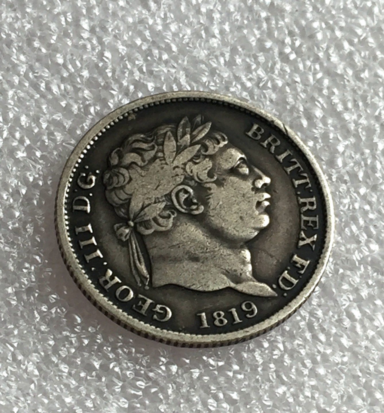 方圆集藏首期专场 9814-英国1819年乔治三世1先令银币