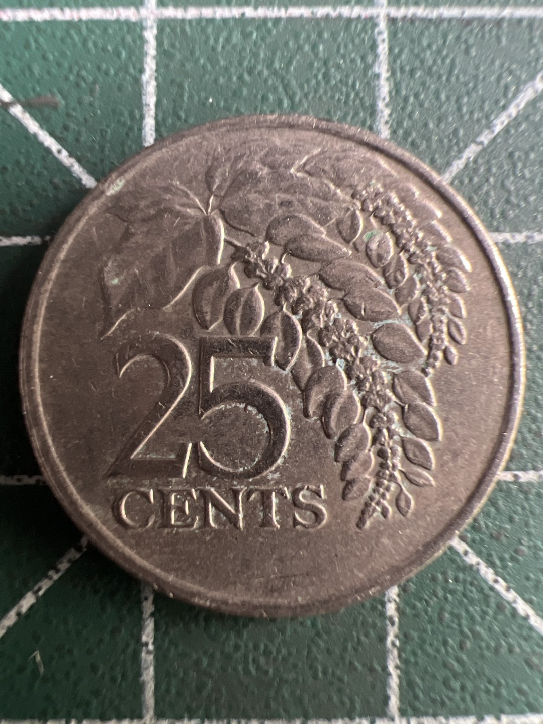 泡泡堂第276期  世界硬币 （无押金，捡漏，全场20包邮，偏远地区除外，接收代拍业务） 特立尼达和多巴哥25分