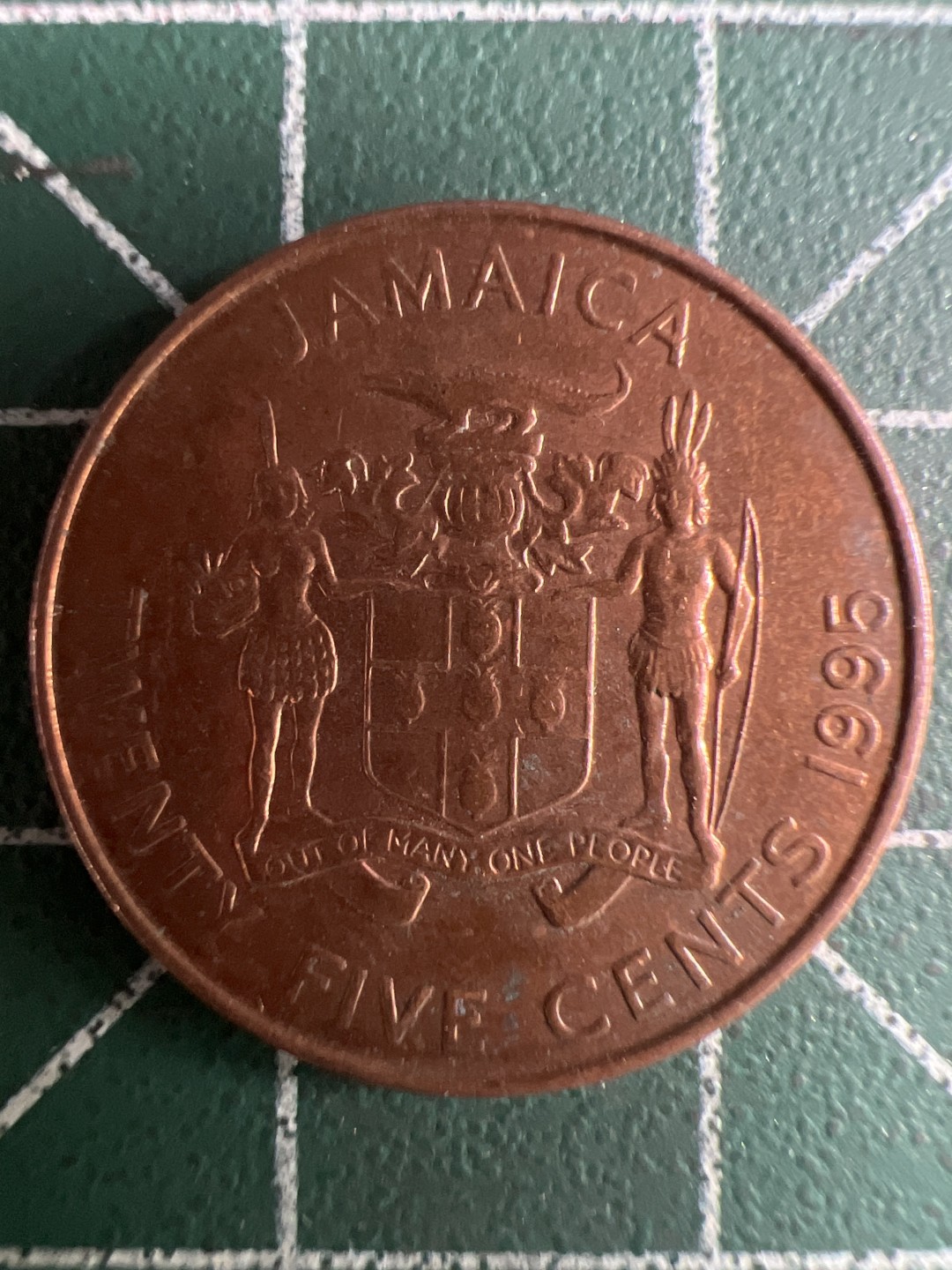 泡泡堂第244期  世界硬币 （无押金，无佣金，捡漏，全场20包邮，偏远地区除外，接收代拍业务） 牙买加25分