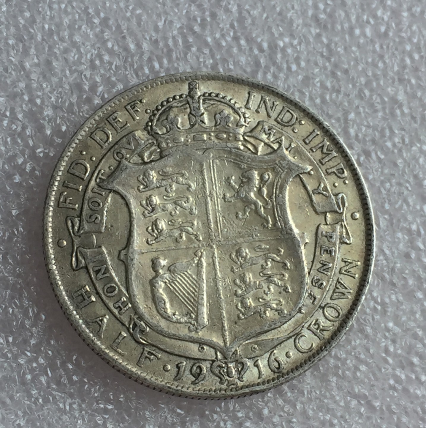 方圆集藏首期专场 9866-英国1917年乔治五世半克朗银币