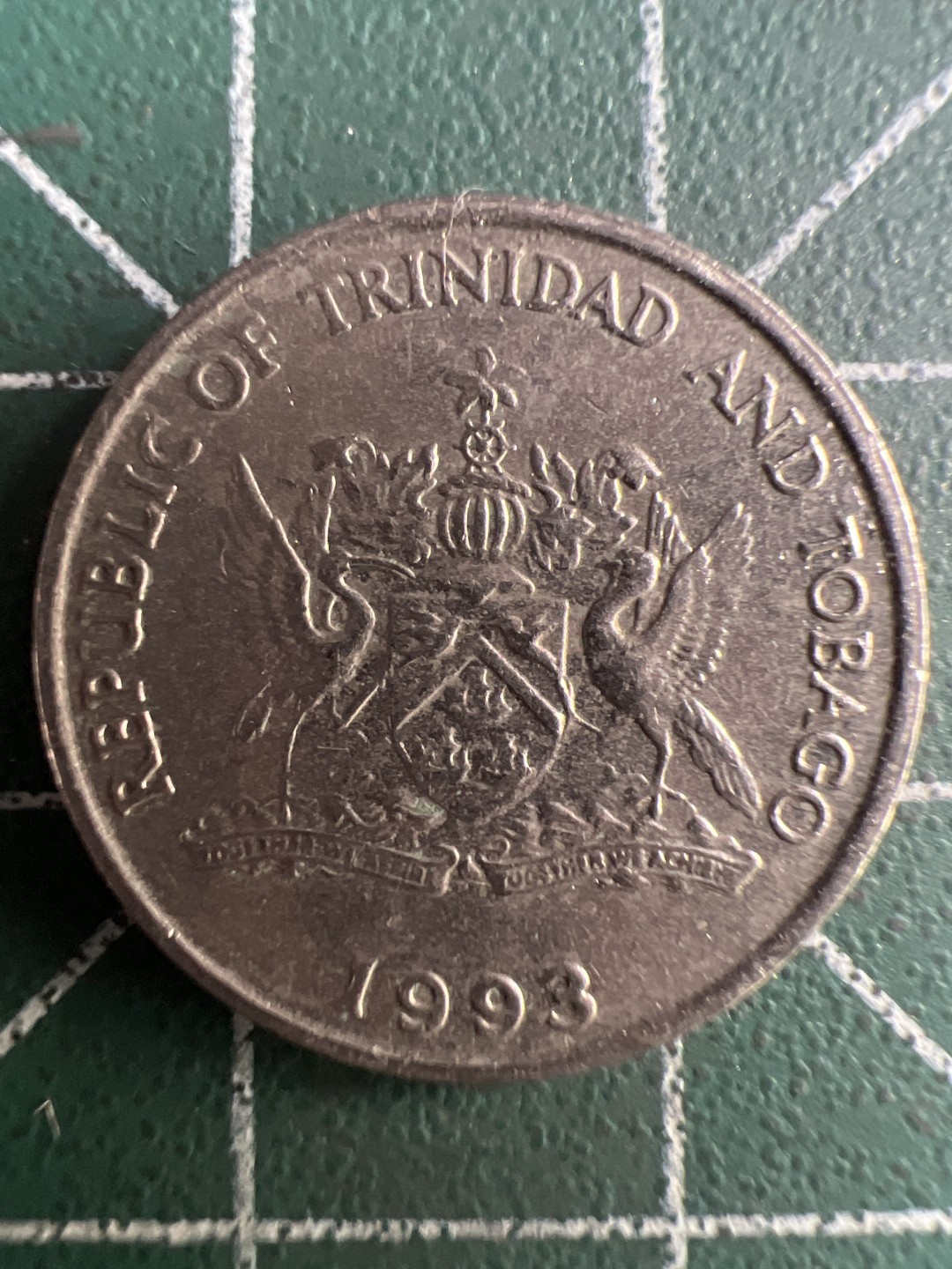 泡泡堂第276期  世界硬币 （无押金，捡漏，全场20包邮，偏远地区除外，接收代拍业务） 特立尼达和多巴哥25分