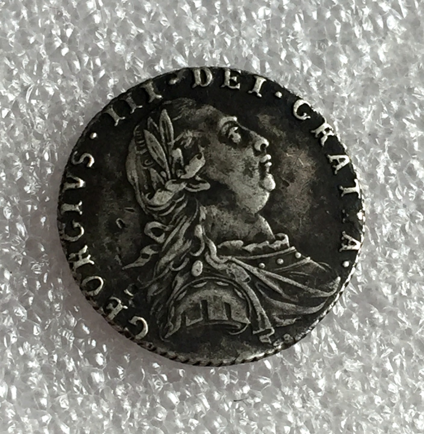 方圆集藏首期专场 9860-英国1787年乔治三世6便士银币