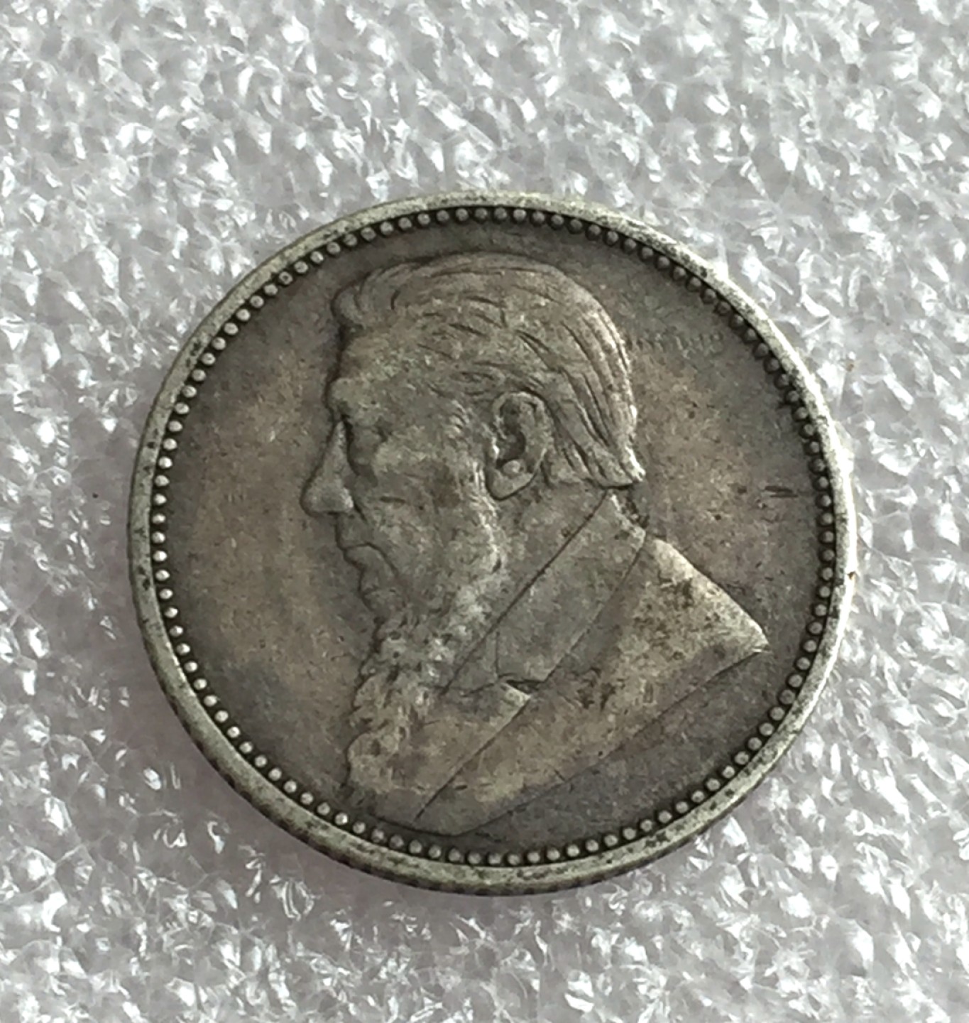 方圆集藏首期专场 9843-南非德兰士瓦1896年6便士银币