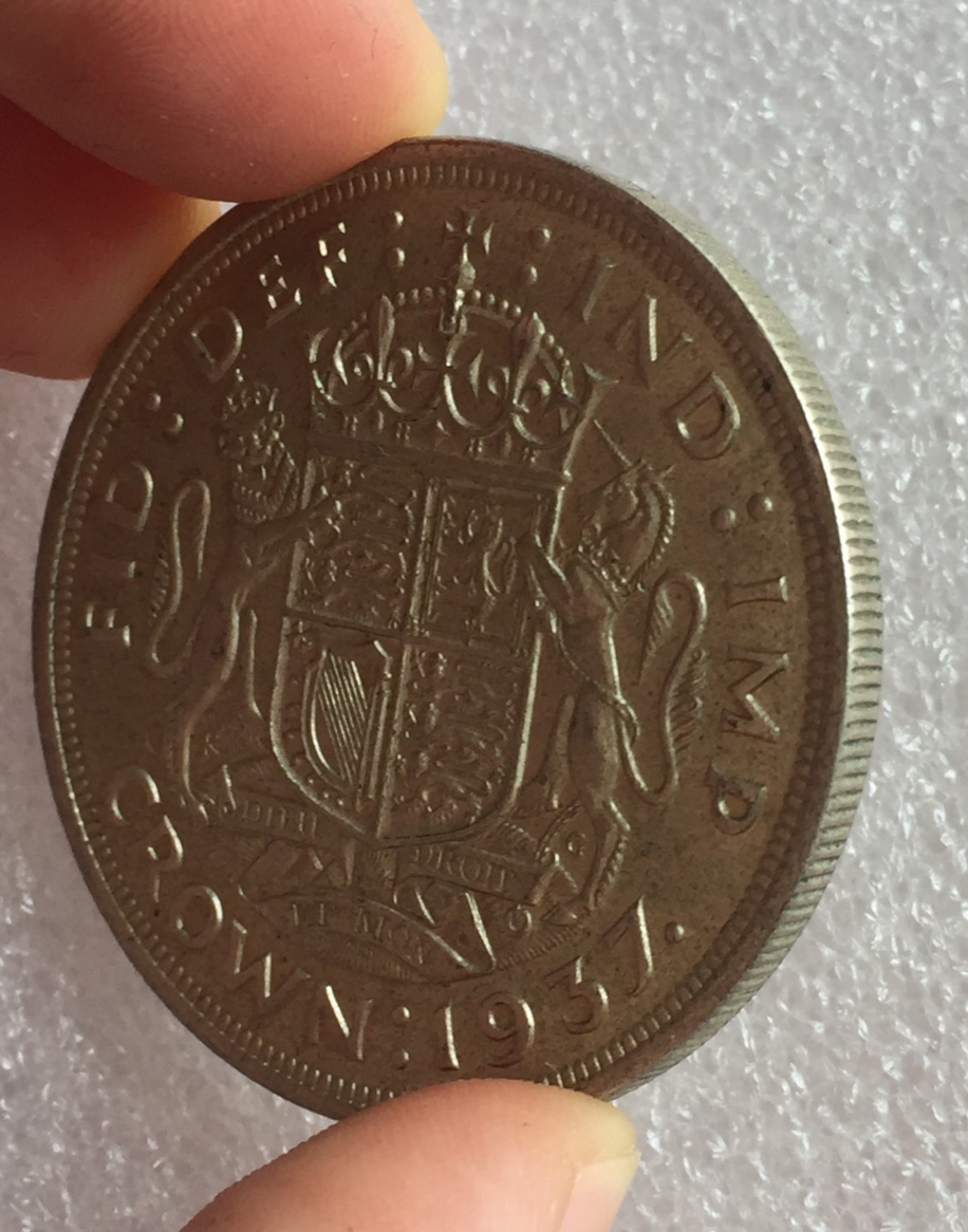 方圆集藏首期专场 9799-英国1937年乔治六世克朗银币 