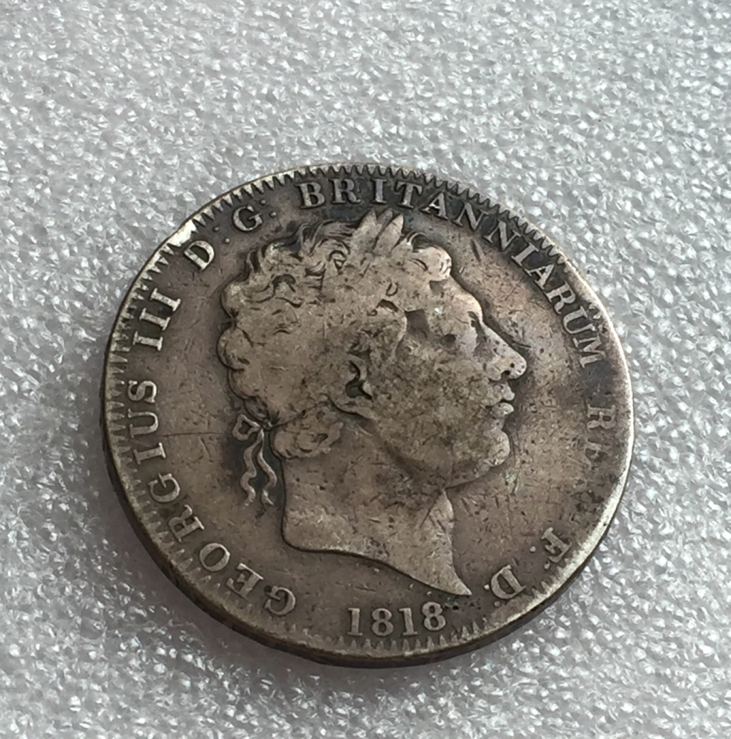 方圆集藏首期专场 9824-英国1818年乔治三世马剑银币