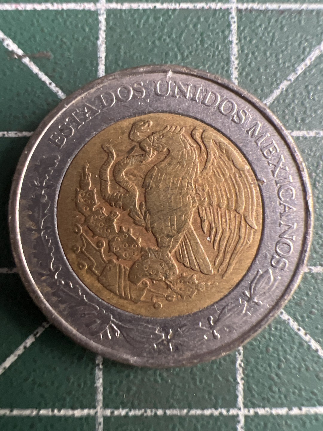 泡泡堂第276期  世界硬币 （无押金，捡漏，全场20包邮，偏远地区除外，接收代拍业务） 墨西哥双色一元