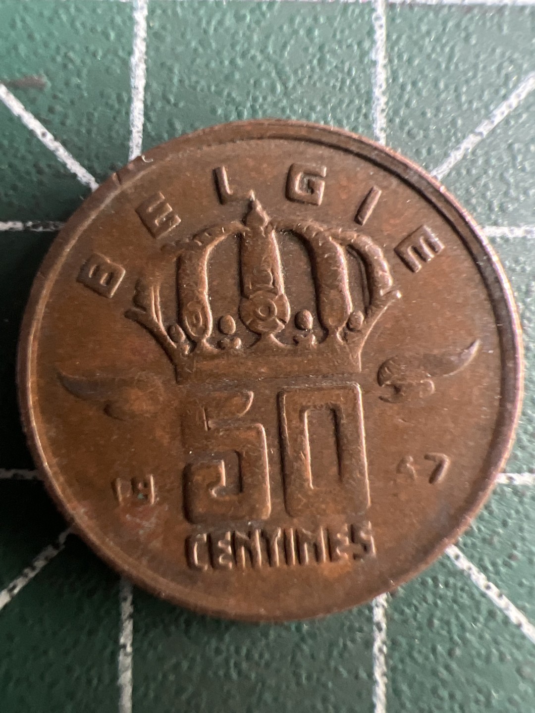 泡泡堂第258期  世界硬币 （无押金，捡漏，全场20包邮，偏远地区除外，接收代拍业务） 比利时50分