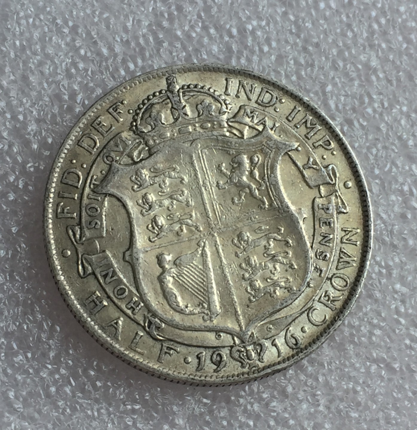 方圆集藏首期专场 9866-英国1917年乔治五世半克朗银币