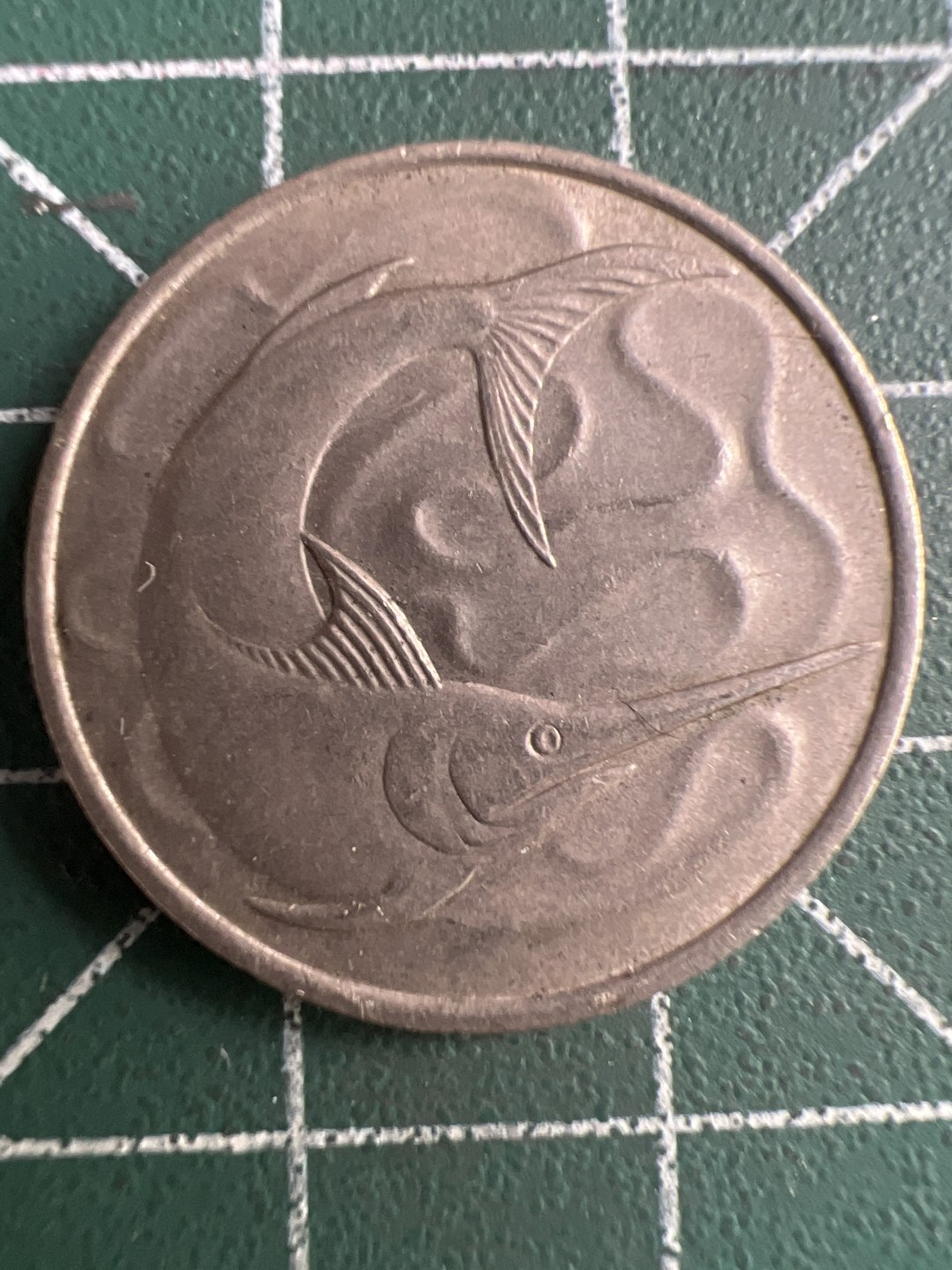 泡泡堂第286期  世界硬币 （无押金，捡漏，全场20包邮，偏远地区除外，接收代拍业务） 新加坡剑鱼20分