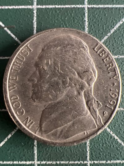 泡泡堂第256期  世界硬币 （无押金，捡漏，全场20包邮，偏远地区除外，接收代拍业务） - 美国五分