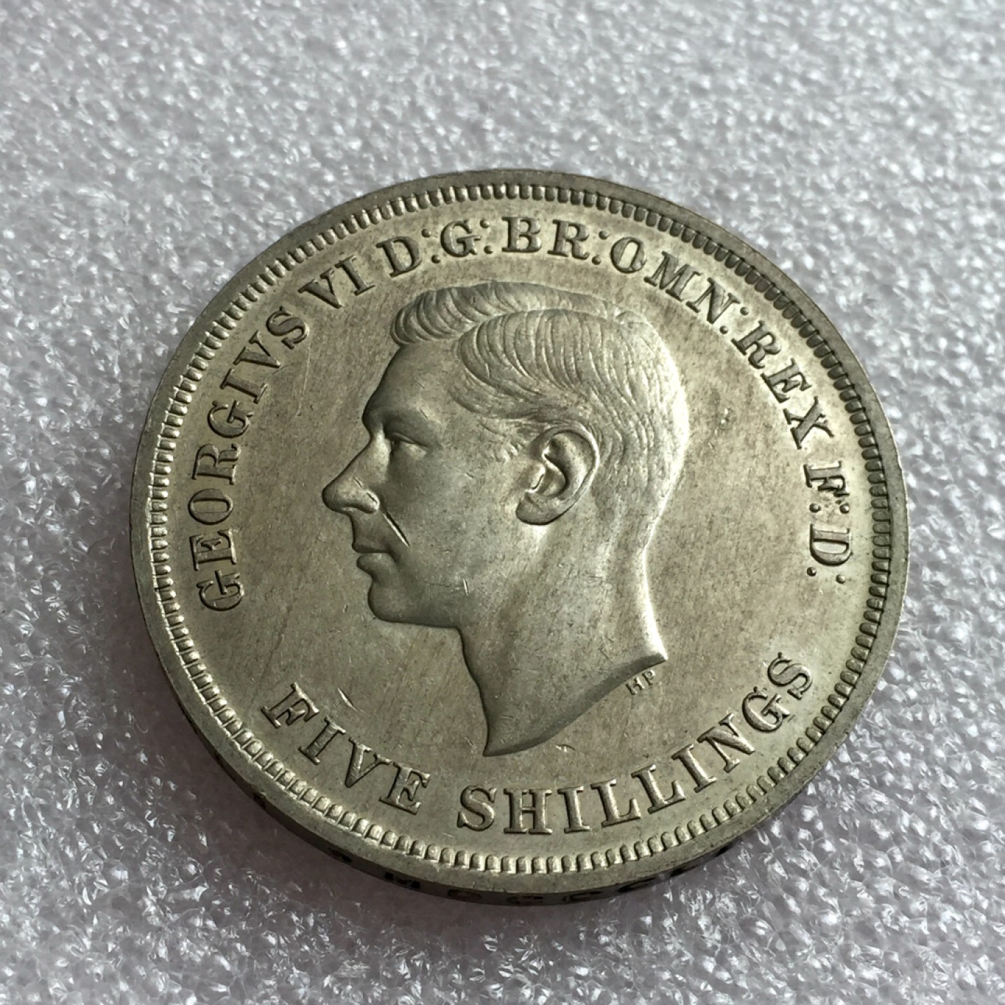 方圆集藏首期专场 9803-英国1951年乔治六世马剑克朗