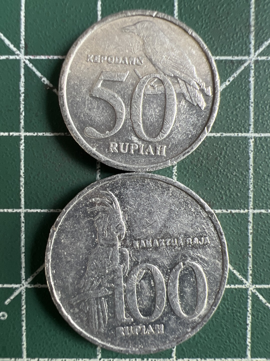 泡泡堂第244期  世界硬币 （无押金，无佣金，捡漏，全场20包邮，偏远地区除外，接收代拍业务） 印尼一对