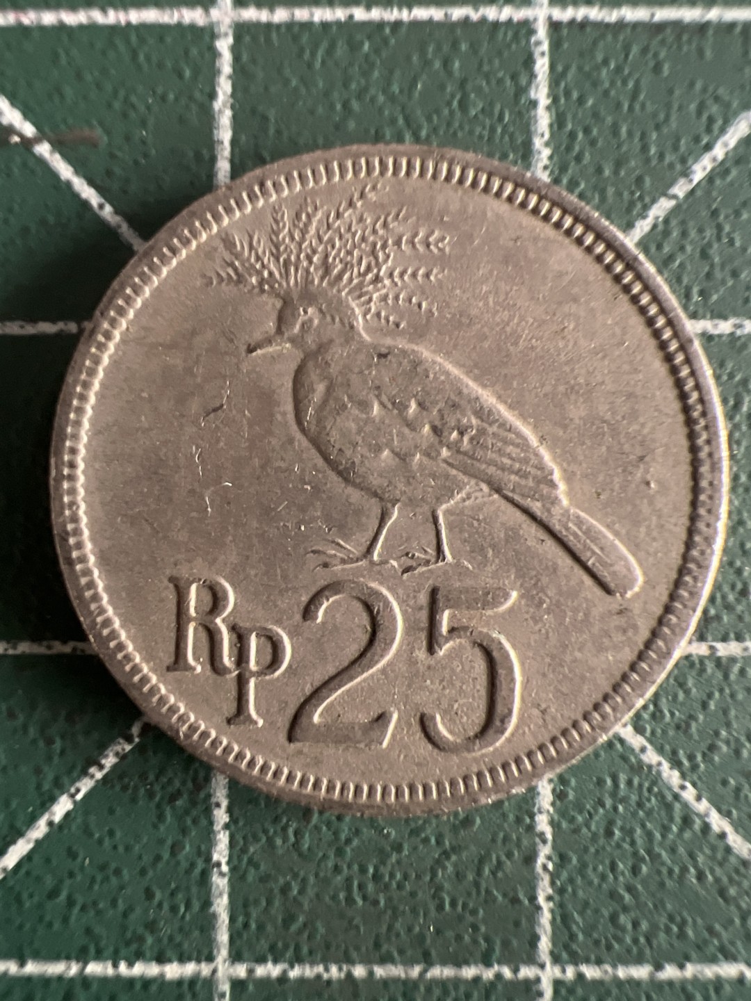 泡泡堂第243期  世界硬币 （无押金，无佣金，捡漏，全场20包邮，偏远地区除外，接收代拍业务） 印度尼西亚1971年25分