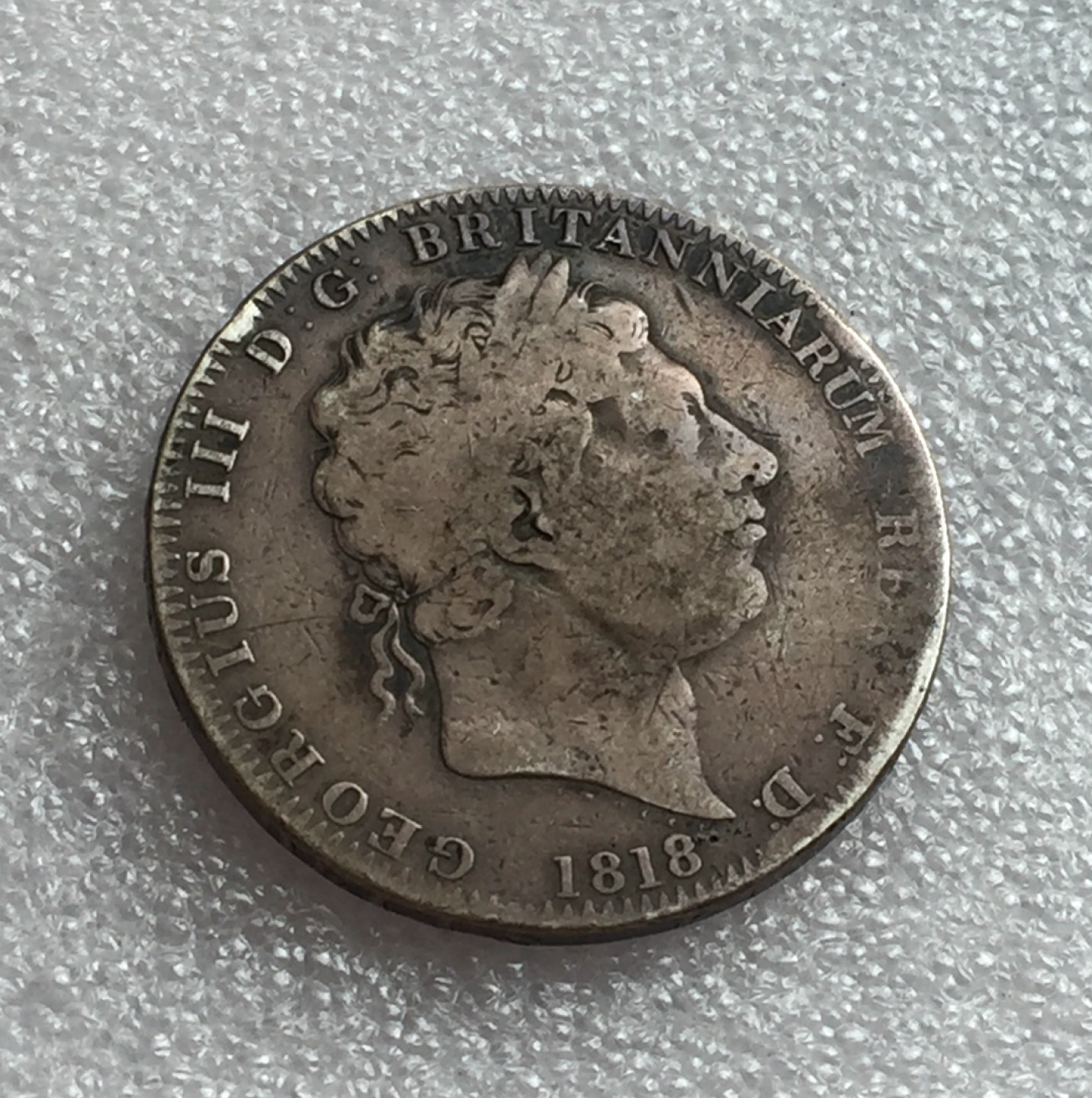 方圆集藏首期专场 9824-英国1818年乔治三世马剑银币